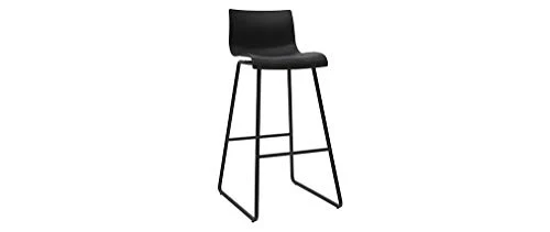 Miliboo Tabourets de Bar Design Noir 76 cm (Lot de 2) ONA