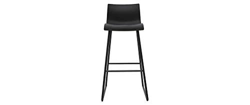 Miliboo Tabourets de Bar Design Noir 76 cm (Lot de 2) ONA
