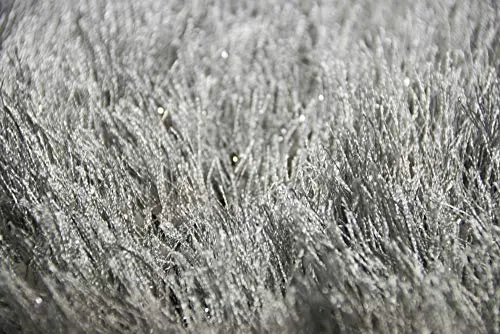 Merinos Tapis Precious Shaggy Scintillement en Gris Größe 160x230 cm