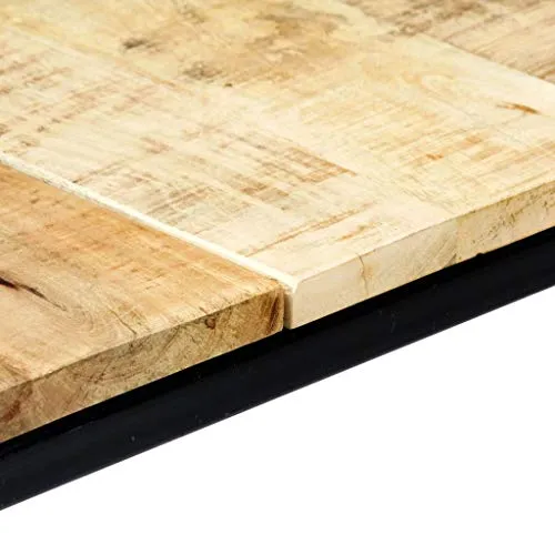 vidaXL Bois de Manguier Massif Brut Table à Dîner Table de Salle à Manger Table de Cuisine Table de Repas Table à Manger Maison Intérieur 180x90x75 cm