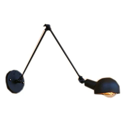 Extérieur Lampe Murale Intérieure, Super À Manches Longues Télescopique À Trois Pièces Décoration Forgé Lampe De Fer Club Cafe Nuit Supérieure Lampe Murale Blanche,1