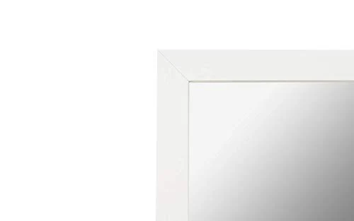 BD ART Miroir sur Pied Rectangulaire, Couleur Blanc 36 x 156 cm