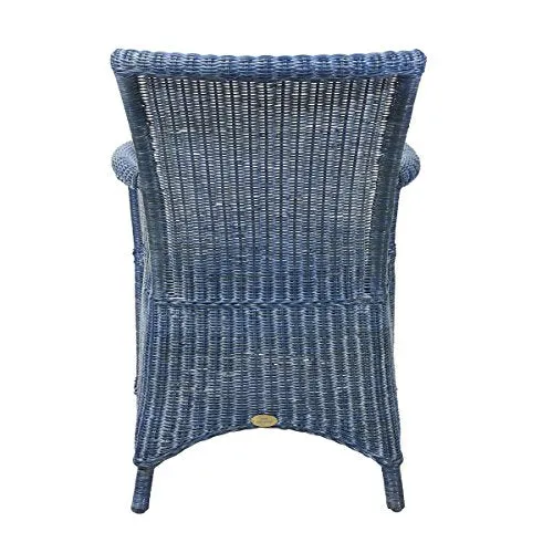 Rotin Design Fauteuil ROSAS Bleu en Osier fitrit