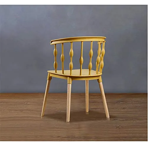 SSZZ Accueil Retour en Plastique Chaise À Manger Designer Café Bureau pour Discuter De Chaises, Simples Et Belles Et Durables,Bleu