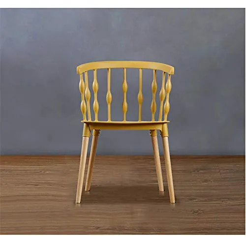 SSZZ Accueil Retour en Plastique Chaise À Manger Designer Café Bureau pour Discuter De Chaises, Simples Et Belles Et Durables,Bleu