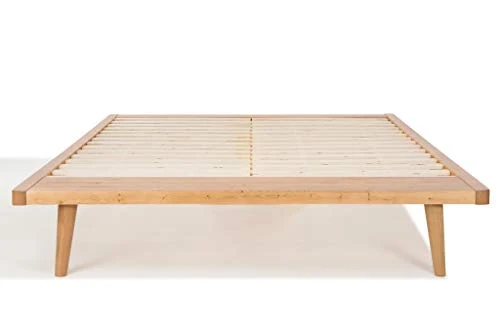 Orient Lit Plateforme 160 x 200 en Bois Chêne