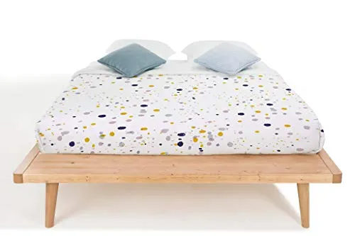 Orient Lit Plateforme 160 x 200 en Bois Chêne
