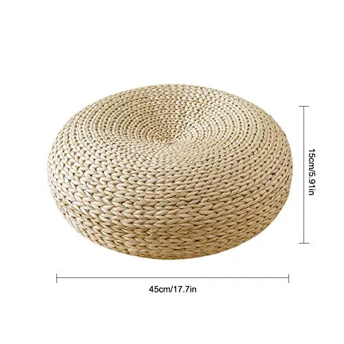 Oshidede Tatami Coussin de sol rond 45 x 45 cm