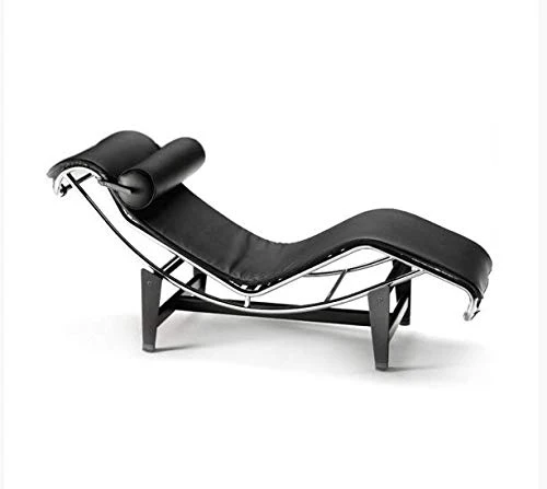 Fashion Commerce FC0160 Fauteuil Relax, Cuir, Noir, 160 x 54 x 50 cm