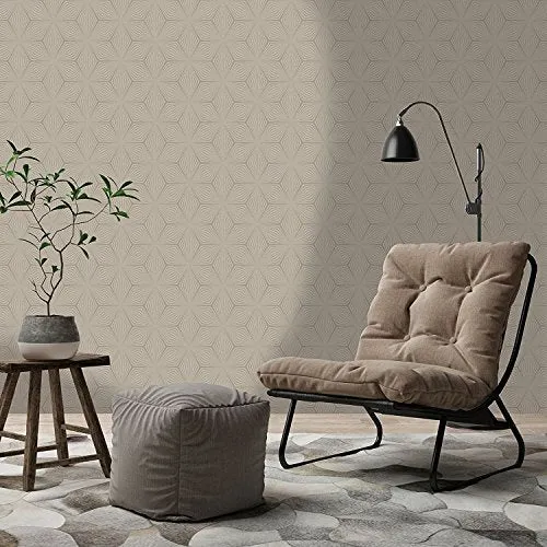 Statement Feature Wallpapers Sparkle étoiles Papier Peint métallique Brillant Moderne géométrique de Luxe 4 Couleurs Holden