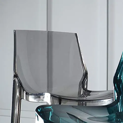 LEI ZE JUN Chaise Haute, Cuisine Restaurant café Tabouret Haut élégant Tabouret de Bar Transparent 0512 (Couleur : D, Taille : 65cm Seat Height)