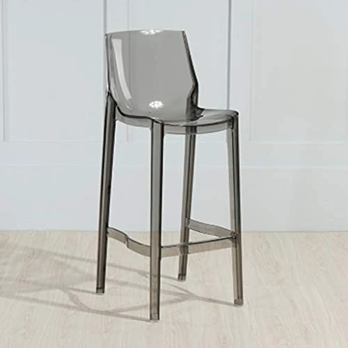 LEI ZE JUN Chaise Haute, Cuisine Restaurant café Tabouret Haut élégant Tabouret de Bar Transparent 0512 (Couleur : D, Taille : 65cm Seat Height)