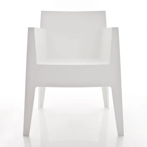 Driade Toy - Fauteuil de jardin blanc RAL 9016/mat/PxHxP 62x78x58cm