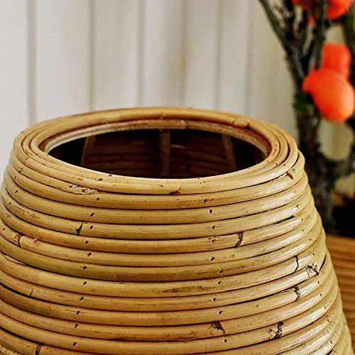 QingT Simple et Moderne, rotin, Vase en Bois, Salon, Hall,-80cm de Hauteur