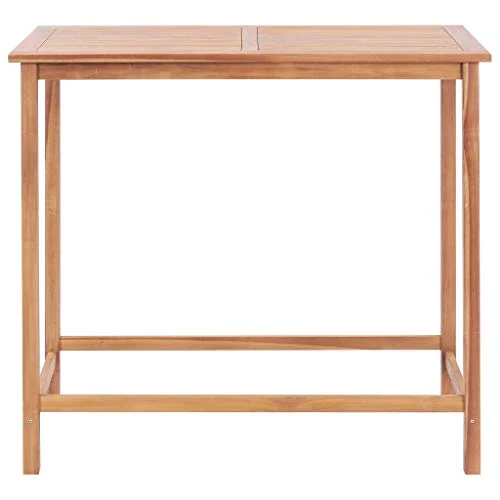 Festnight Table de Bar de Jardin Table de Jardin en Bois Table Extérieur Table de Salle à Manger Table de Terrasse 120 x 65 x 110 cm