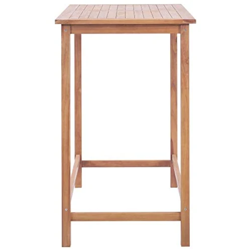 Festnight Table de Bar de Jardin Table de Jardin en Bois Table Extérieur Table de Salle à Manger Table de Terrasse 120 x 65 x 110 cm