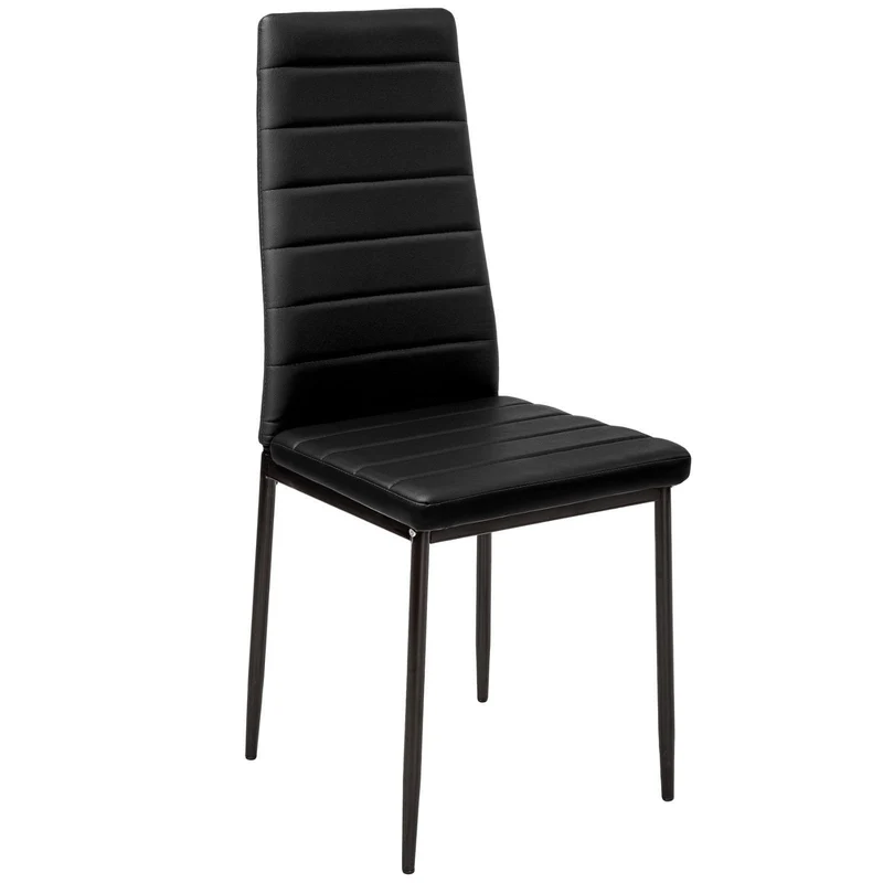 Anaelle Panana 6 x Chaises en Faux Cuir Haut Dossier pour Salle à Manger, Cuisine, Bureau, Restaurant et Bar, Taille: 42 x 52 x 96 cm, Poids: 20 kg