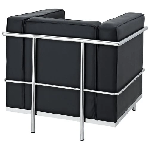 AG Charles Le Corbusier LC2 Petit Confort Fauteuil Noir 76 cm