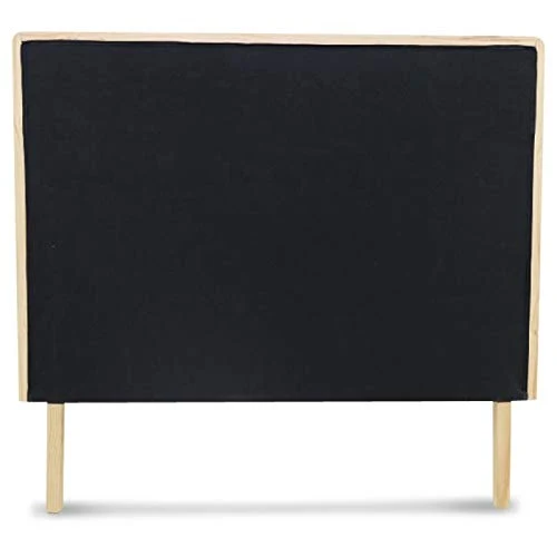 Déco en Ligne - Tête de lit Cannage et Velours Bleu Canard