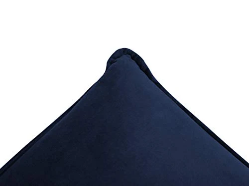 Mazzini Sofas Fauteuil Velours, Verveine, 1 Place, Bleu Roi, 114x88x90