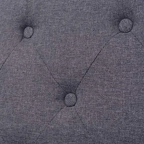 YiYueTrade Ensemble de canapés 2 pcs Tissu Gris