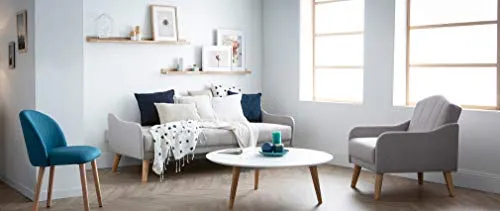 Miliboo Canapé Convertible scandinave 3 Places Gris Arya