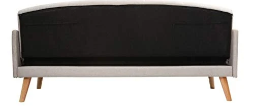 Miliboo Canapé Convertible scandinave 3 Places Gris Arya