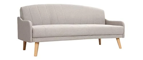 Miliboo Canapé Convertible scandinave 3 Places Gris Arya