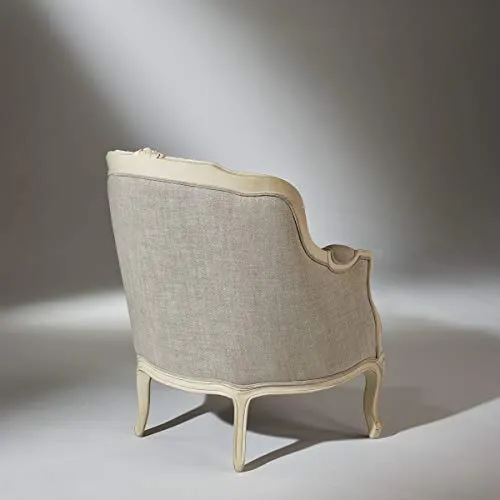 Robin des bois - Fauteuil Bergère, Victor, Lin, Patine Ivoire