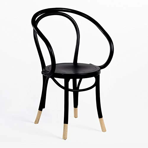 SKLUM Chaise Teno avec accoudoirs Noir - (Plus de Couleurs)