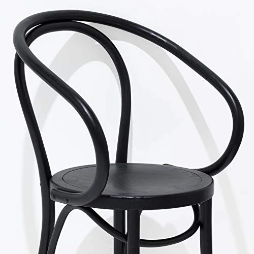 SKLUM Chaise Teno avec accoudoirs Noir - (Plus de Couleurs)