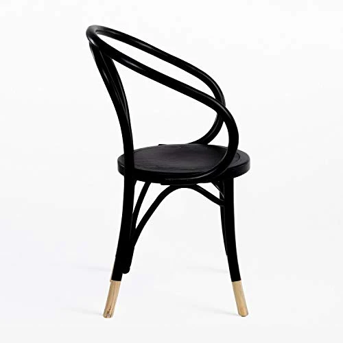 SKLUM Chaise Teno avec accoudoirs Noir - (Plus de Couleurs)
