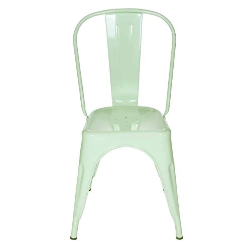 Ventemeublesonline Pack 4 CHAISES LANK Vertes