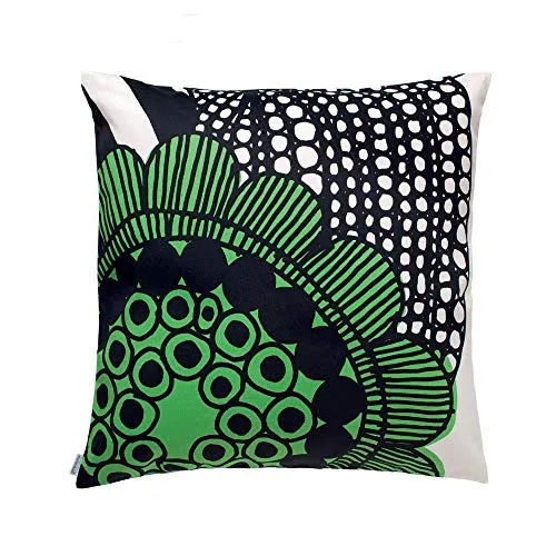 Marimekko siirtolapuutarha Housse de coussin 50 x 50 cm grün, türkis, weiß