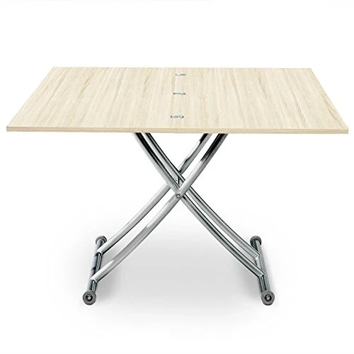 Intense Déco - Table basse relevable Philadelphia Chêne clair