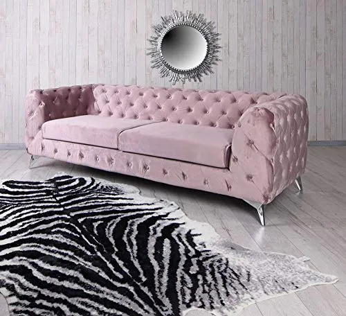 Canapé-lit Chesterfield Pastell - Canapé rembourré - Canapé baroque - Fha058 Palazzo