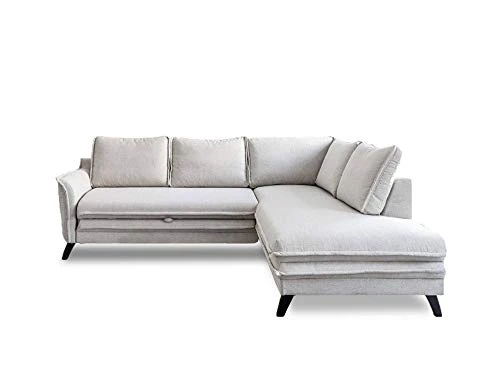 Bobochic - Boho - Canapé d'angle L Convertible - 5 Places - Droit
