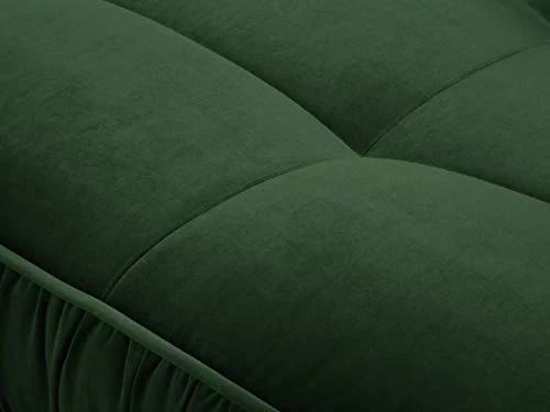 Interieurs 86 Canapé Velours, Triomphe, 3 Places, Vert Bouteille, 216x98x85