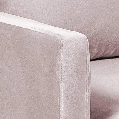 Marque Amazon - Movian Eli - Canapé 3 places, 85 x 200 x 83 cm (longueur x largeur x hauteur), Rose poudreux
