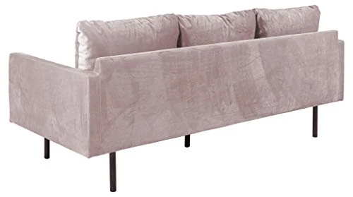 Marque Amazon - Movian Eli - Canapé 3 places, 85 x 200 x 83 cm (longueur x largeur x hauteur), Rose poudreux