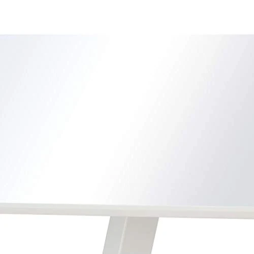 FAMIROSA Table de Salle à Manger Blanc Brillant 180x90x76 cm MDF