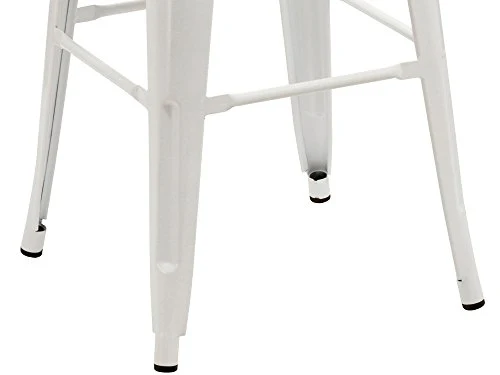Duhome Tabouret de Bar en métal/Fer Blanc empilable Design Industriel sélection de Couleur 665D
