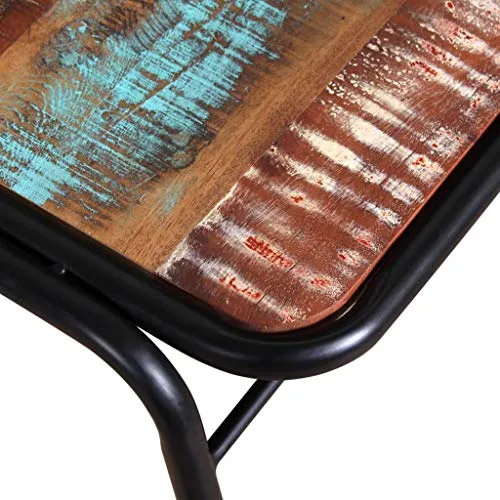 binzhoueushopping Lot de 2 chaises de Salle à Manger en Bois Massif recyclé 44 x 59 x 89 cm