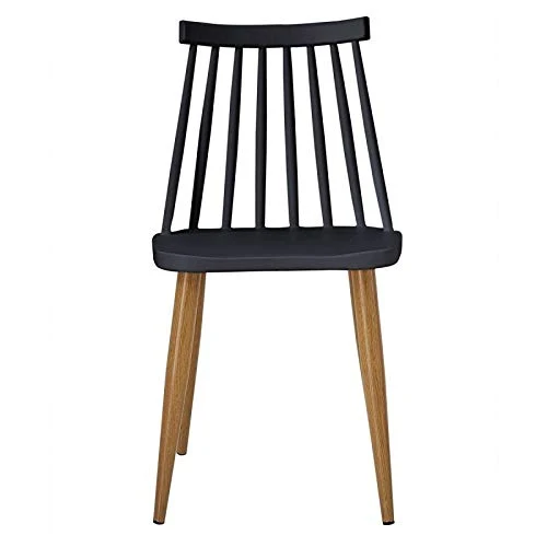 Paris Prix - Lot De 2 Chaises Scandinaves Estelle 77cm Noir