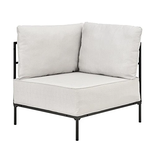 [en.casa] Modules de canapés - canapé de 2 pièces - 100% Polyester - Sable