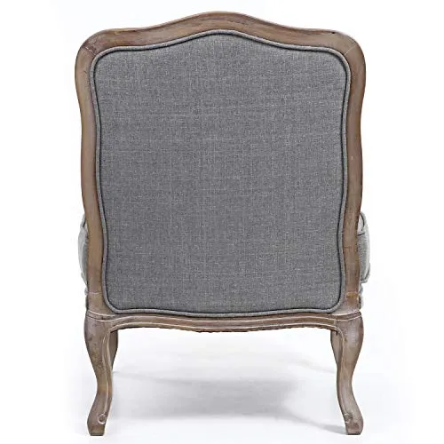 Menzzo Mambo Fauteuil, Tissu, Gris, 73