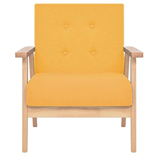 vidaXL Fauteuil Tissu Chaise de Salon Meuble Mobilier de Chambre à Coucher