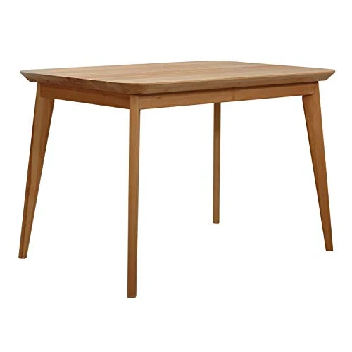 Krok Wood Table à Manger en hêtre Paris en Bois Massif (110 x 75 x 75 cm)
