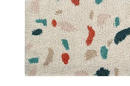 Lorena Canals Tapis Lavable Terrazzo Marble 100% Coton -Multicolore- 140x200 cm