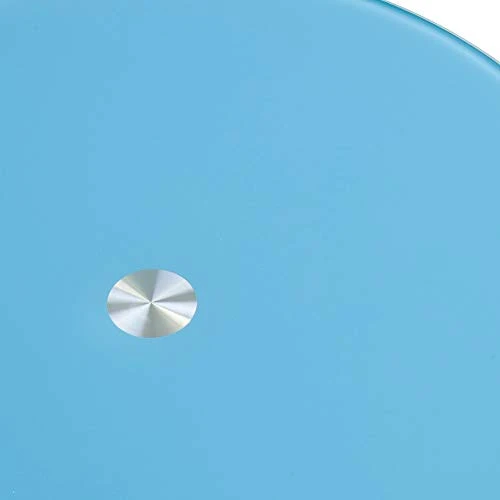 Albatros Table en Verre Sunset, Bleu, Table d'appoint Ronde, Hauteur 50cm, Table de Cocktail/Table Basse
